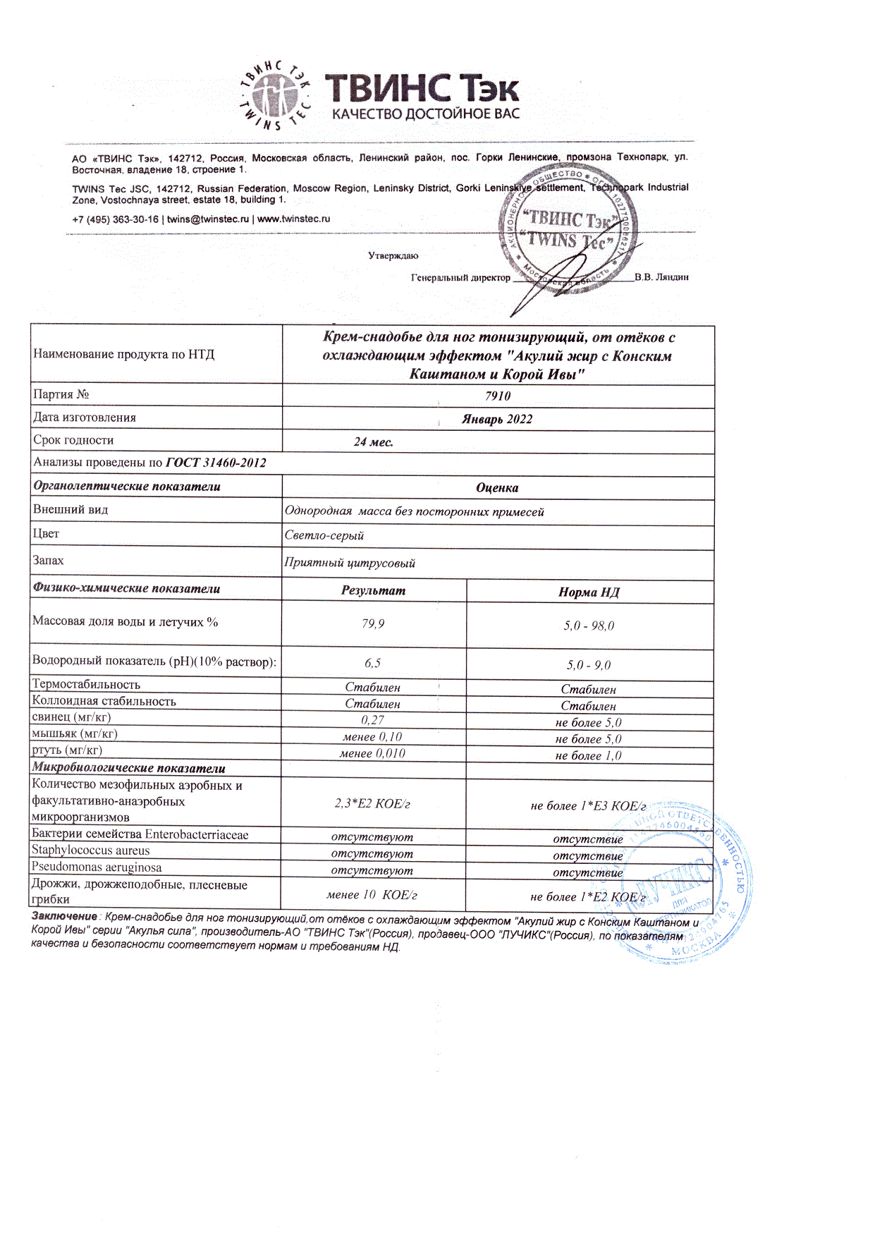 Паспорт №012022